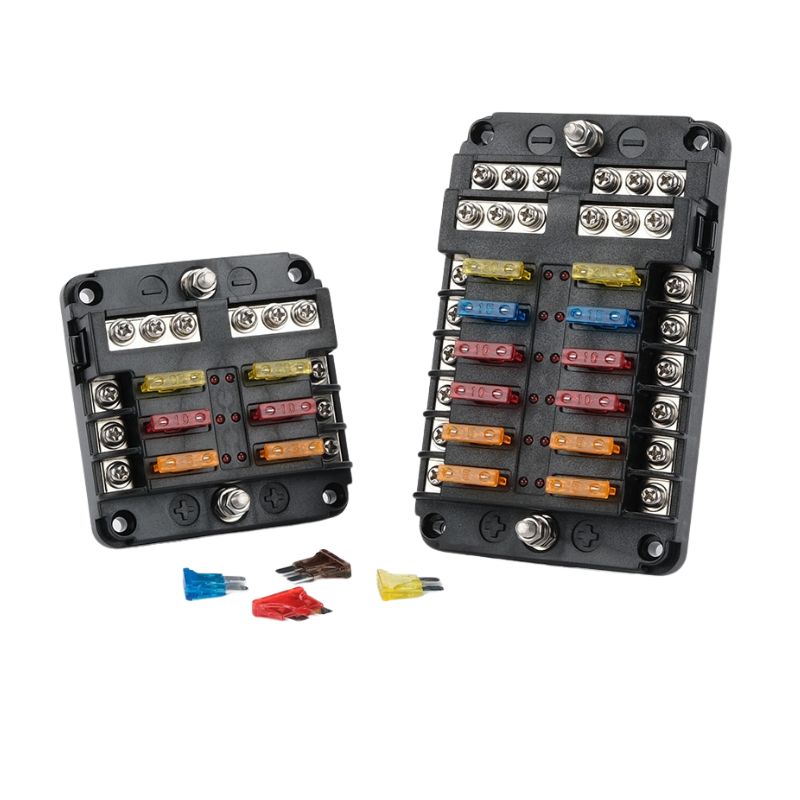 12v Fuse Box Holder (12 Way; 6 Way) 100a