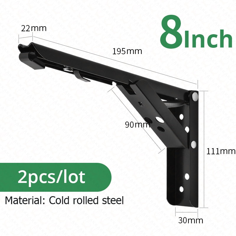 2PCS Triangle Folding Angle Bracket